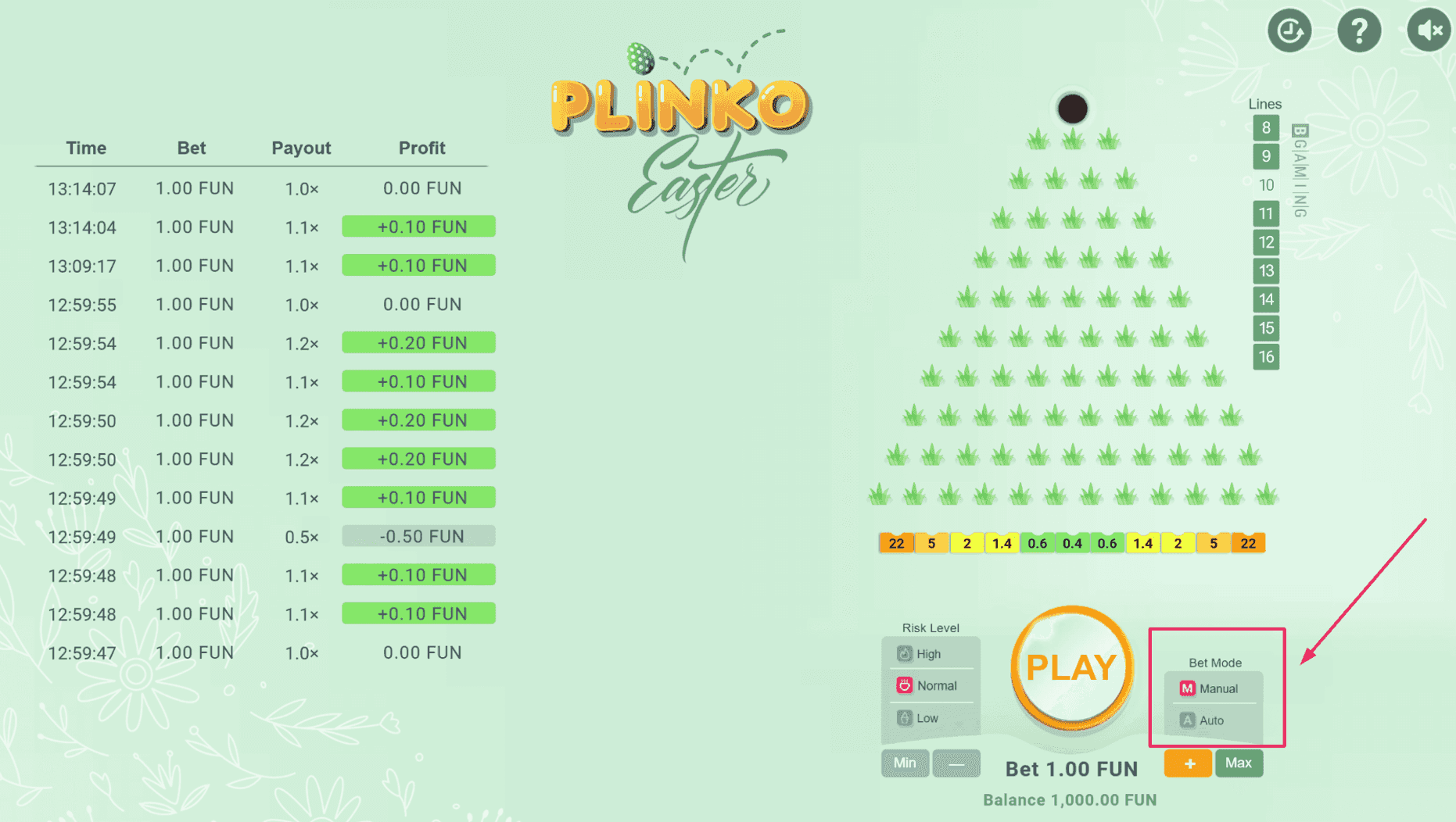 Step 4: Select Game Mode