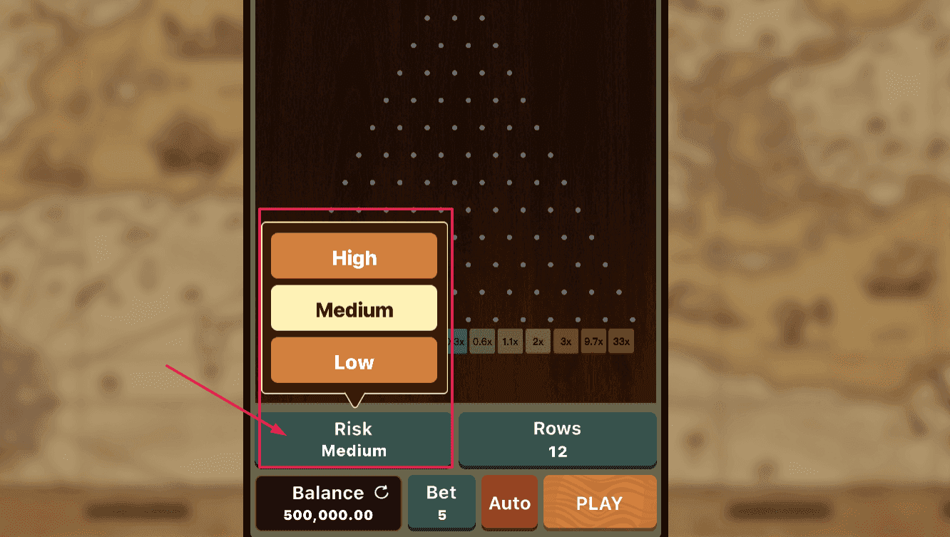 Step 2: Select Risk Level