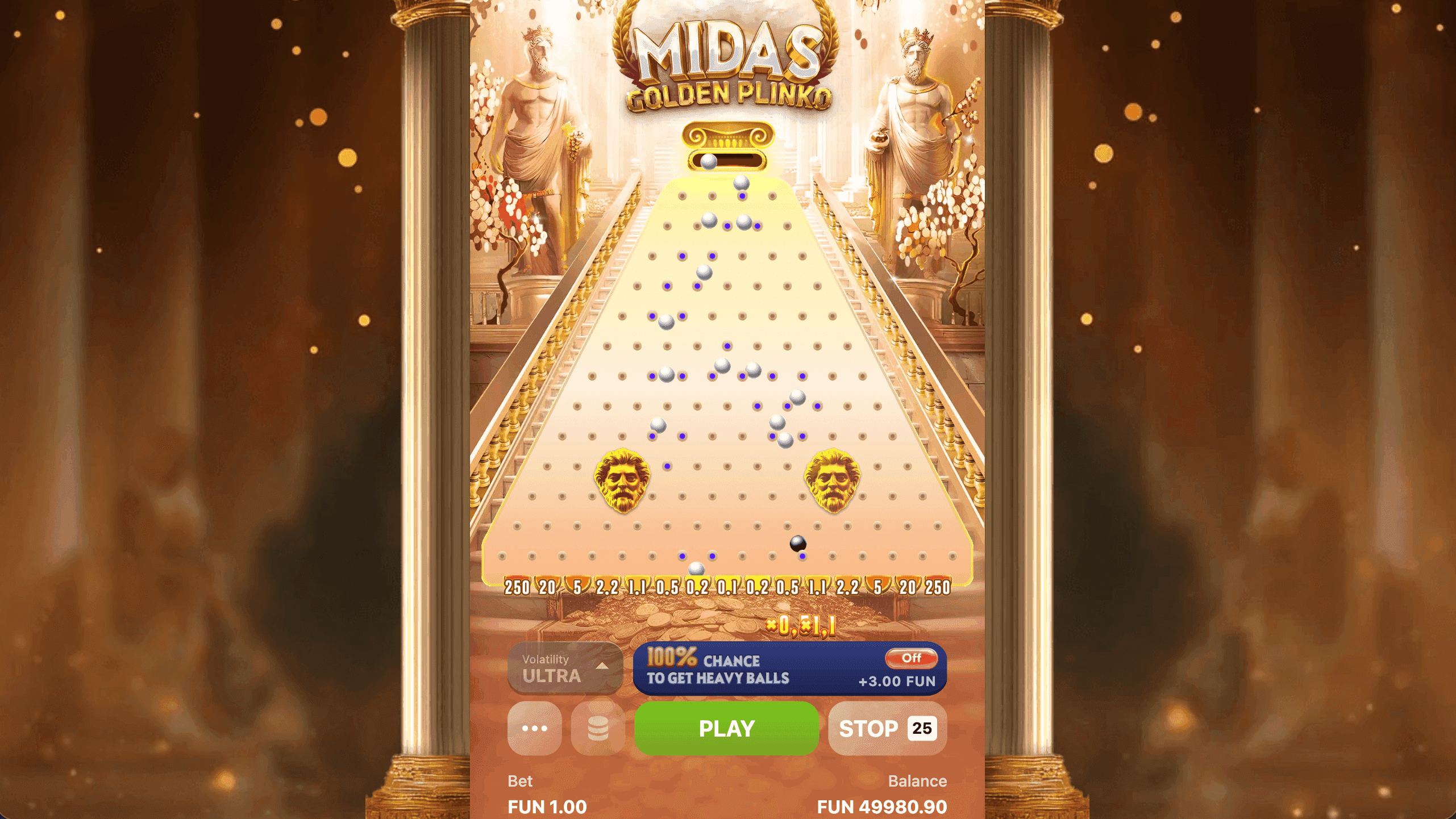Midas Golden Plinko