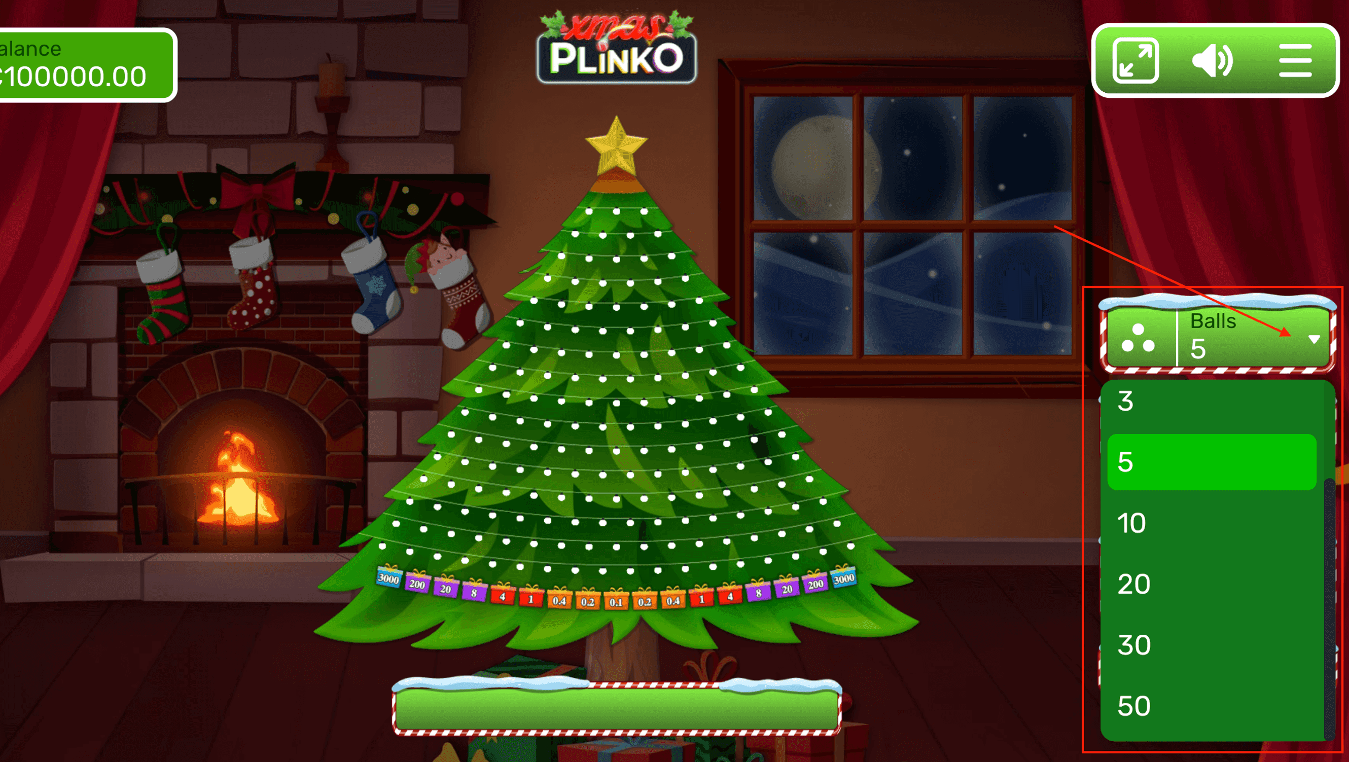 Step 2: Pick the Number of Balls