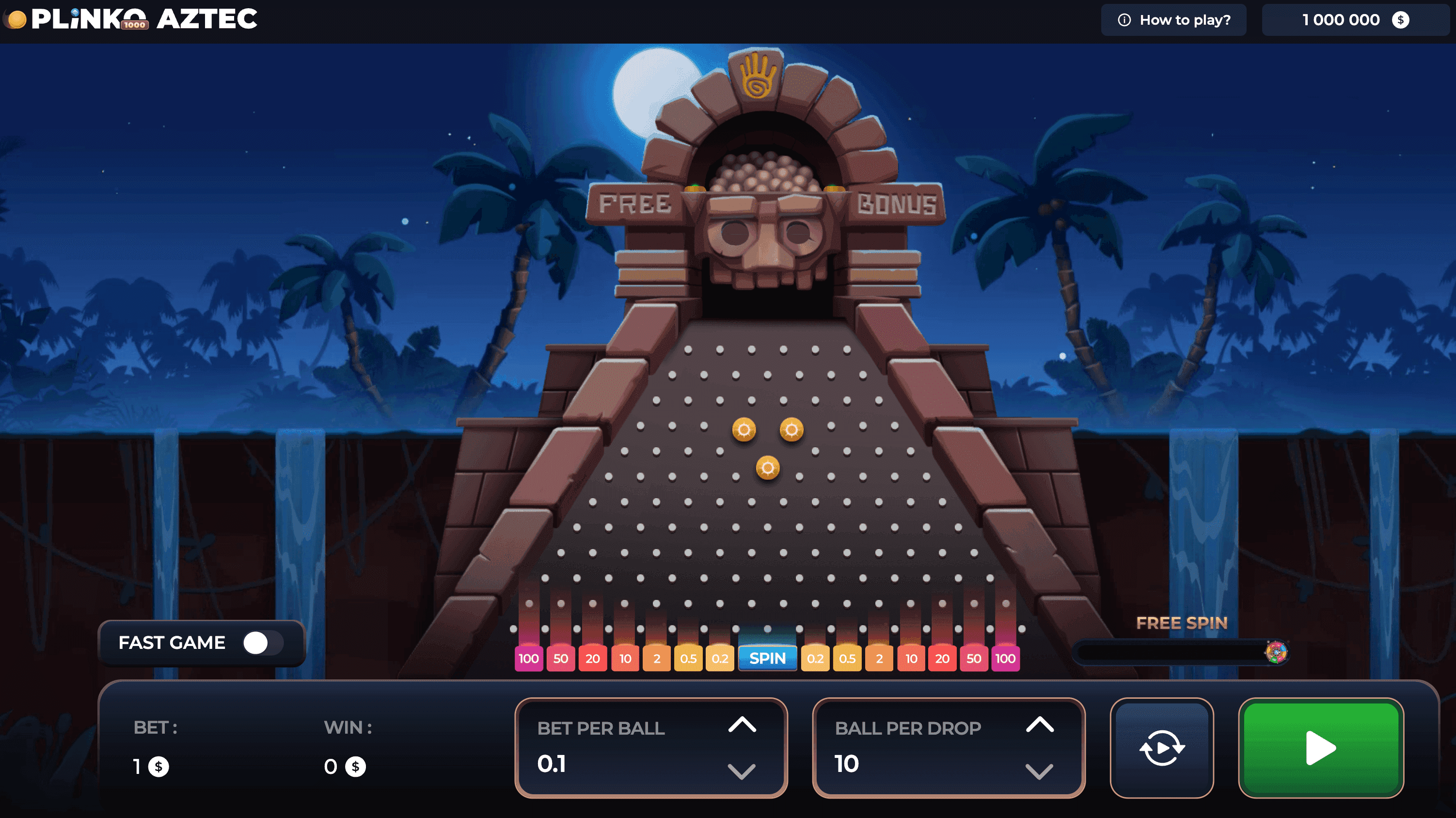 Plinko Aztec 1000