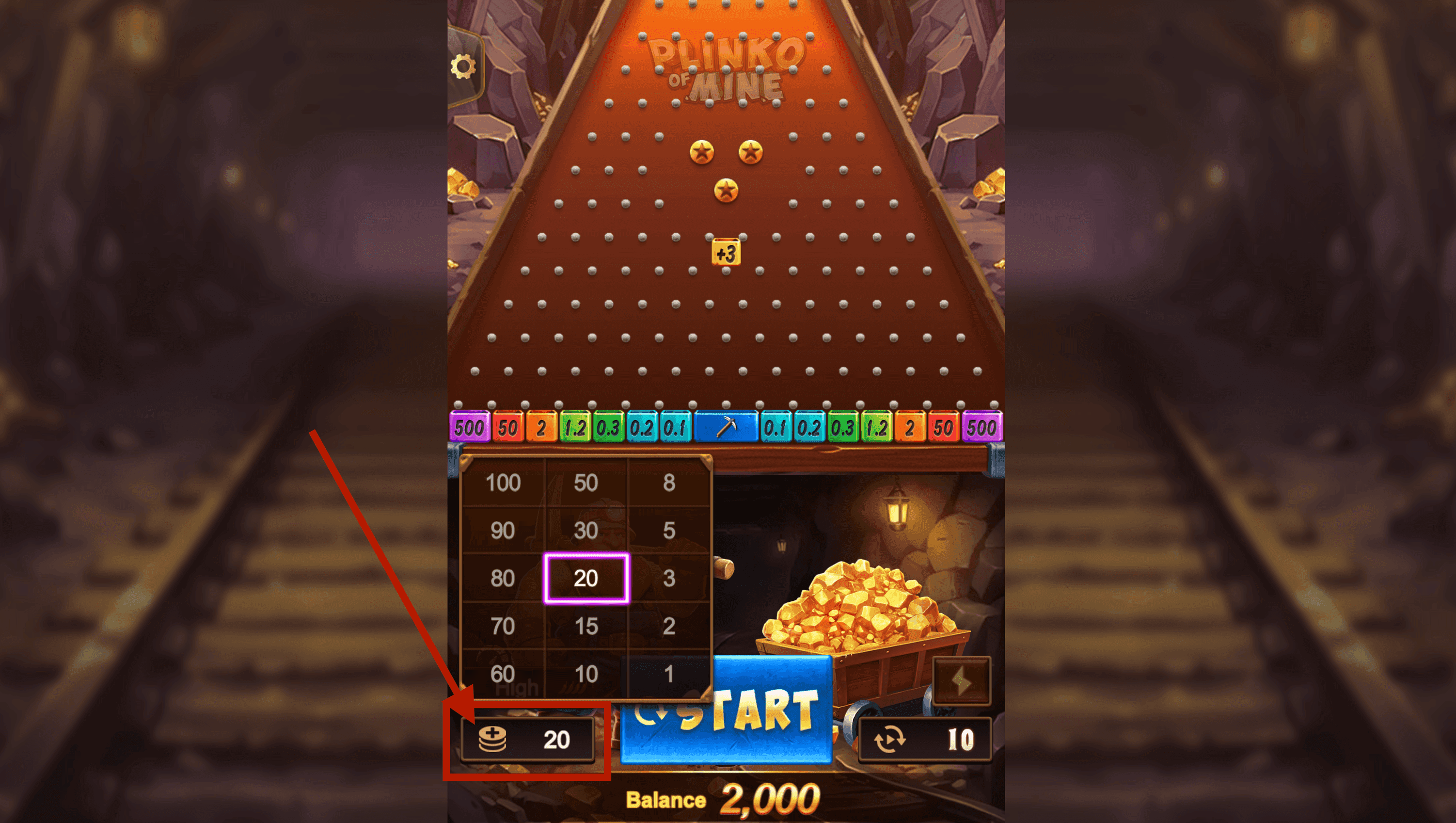 Step 1: Set Your Bet