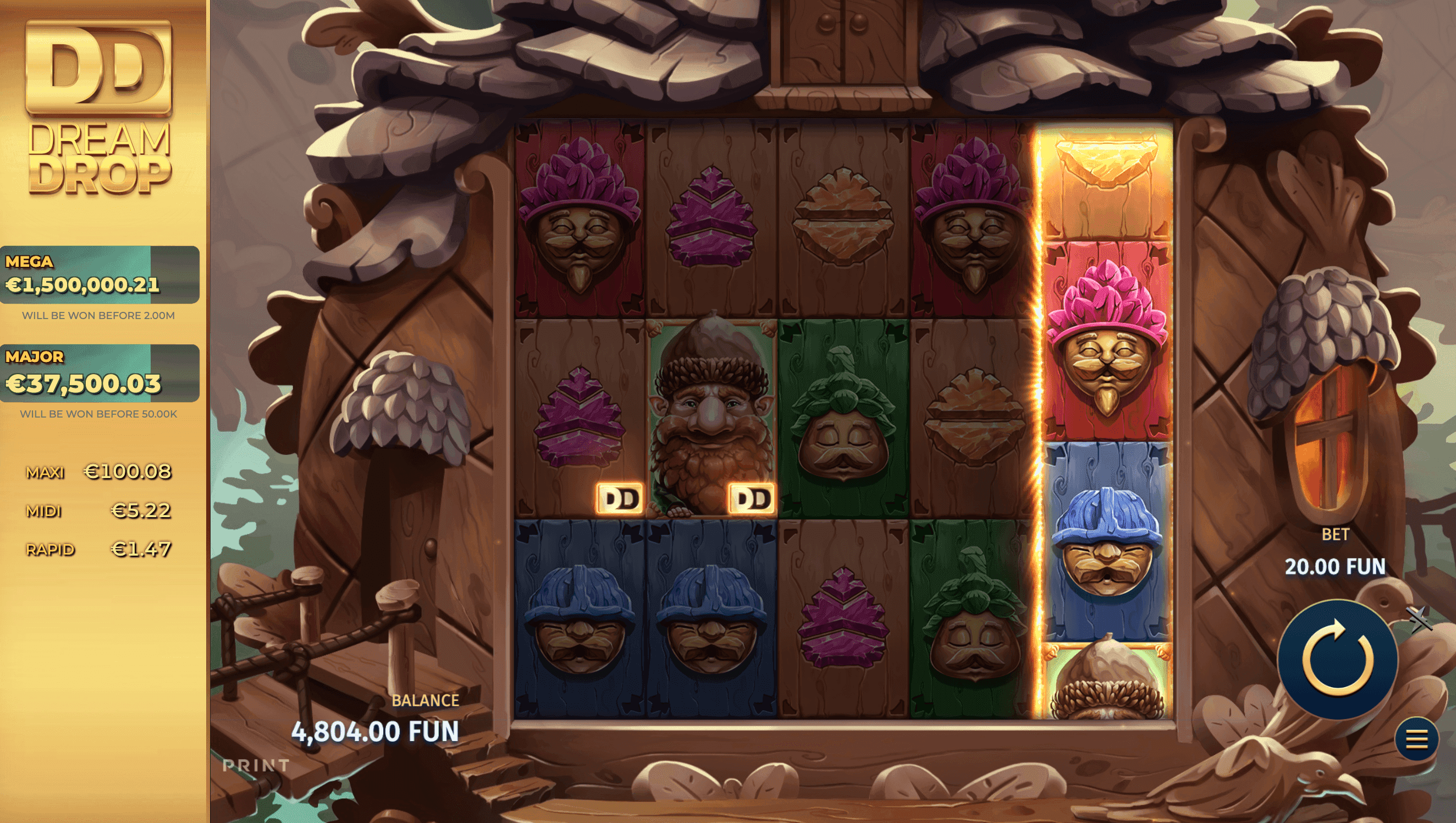 Step 3: Spin the reels