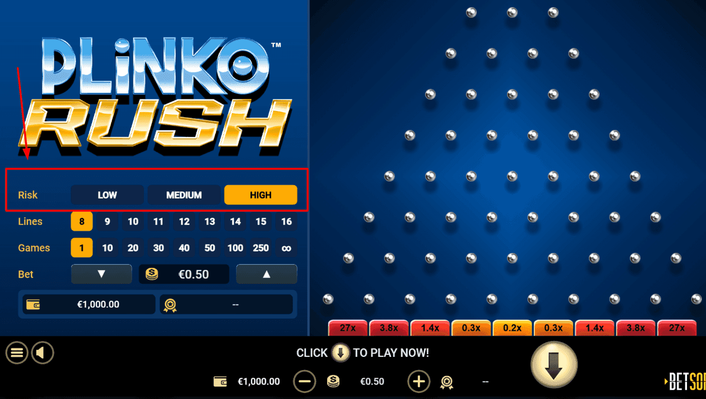 Step 2: Select Risk Level