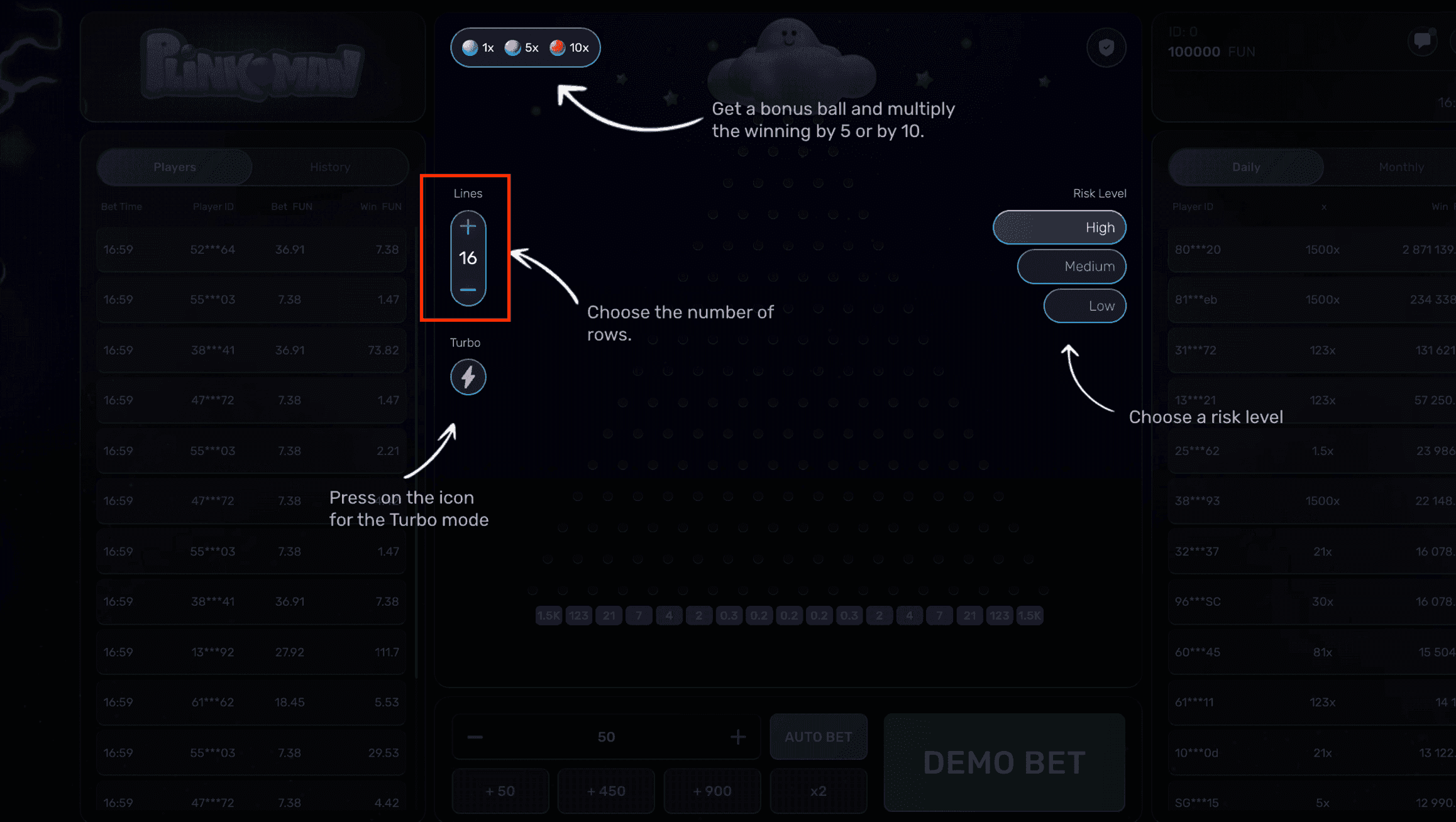 Step 2: Select the Number of Rows