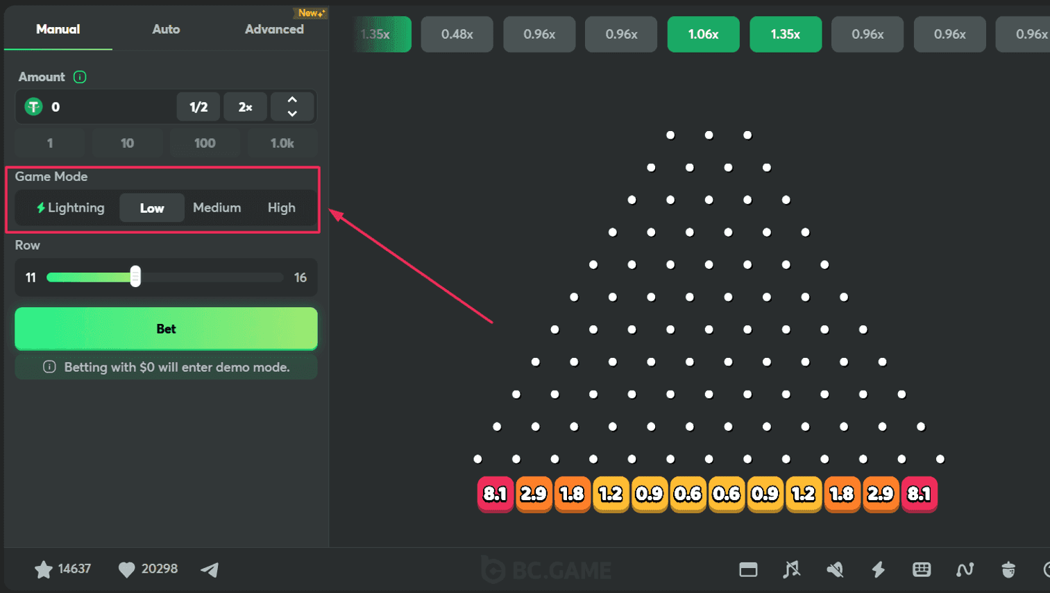 Step 3: Choose Risk Level