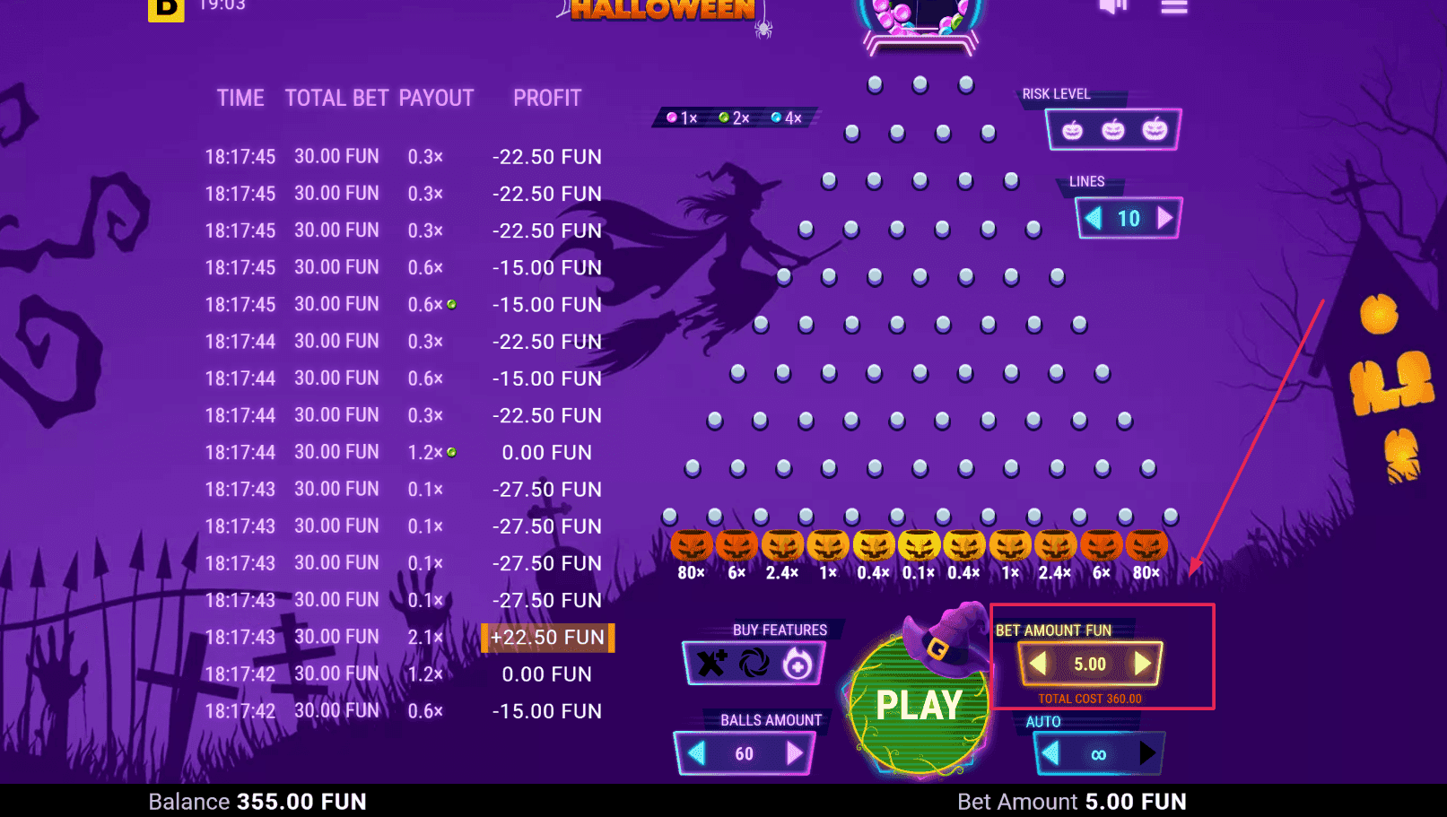 Step 1: Choose Your Bet