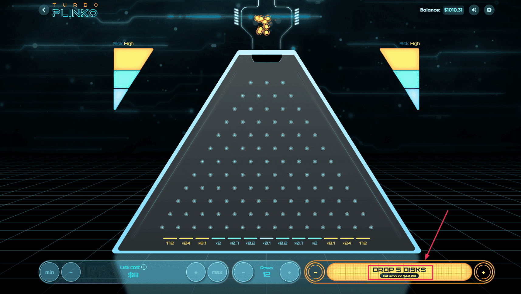 Step 6: Launch Disk Drop