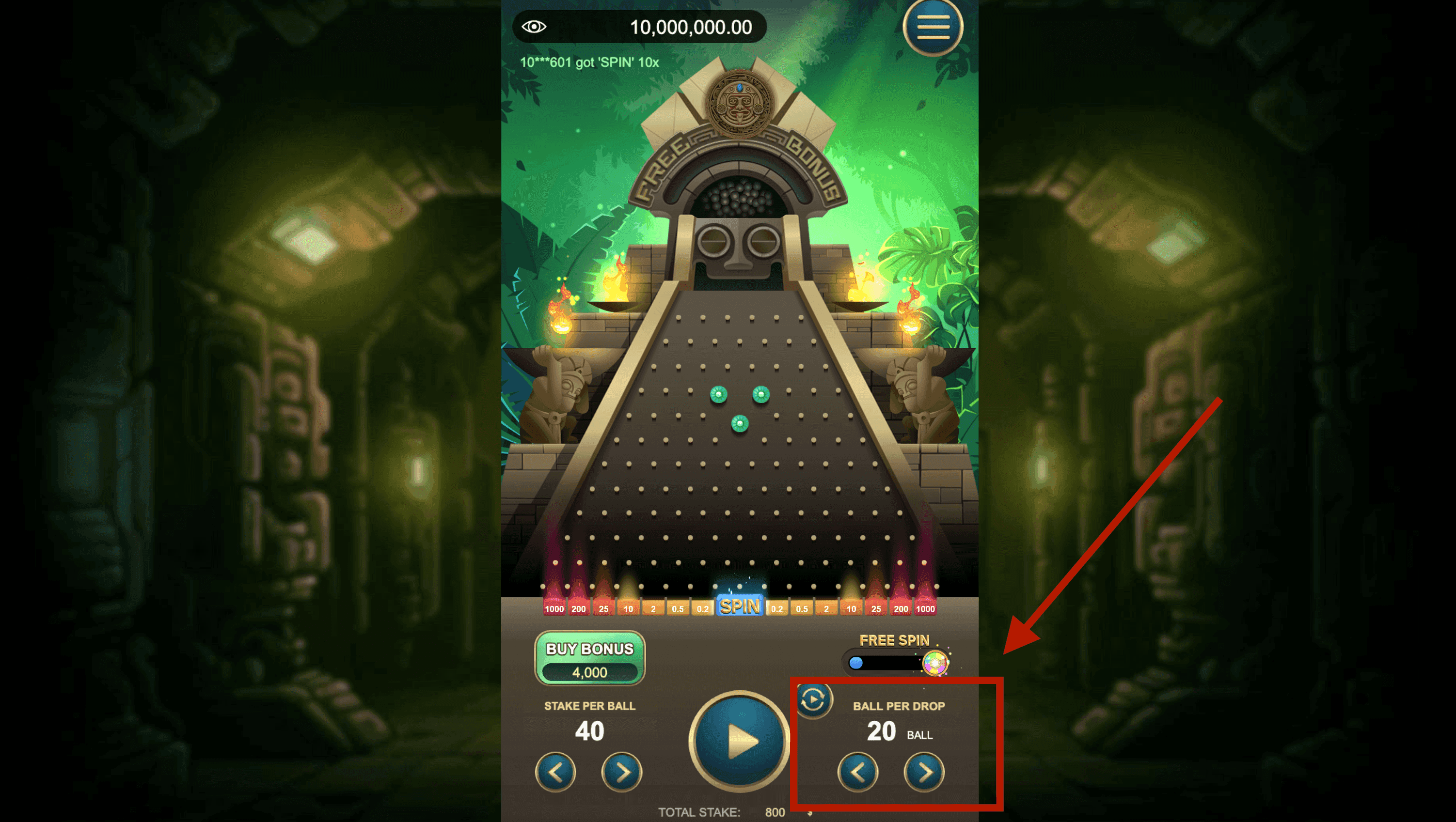 Step 2: Choose Ball Count