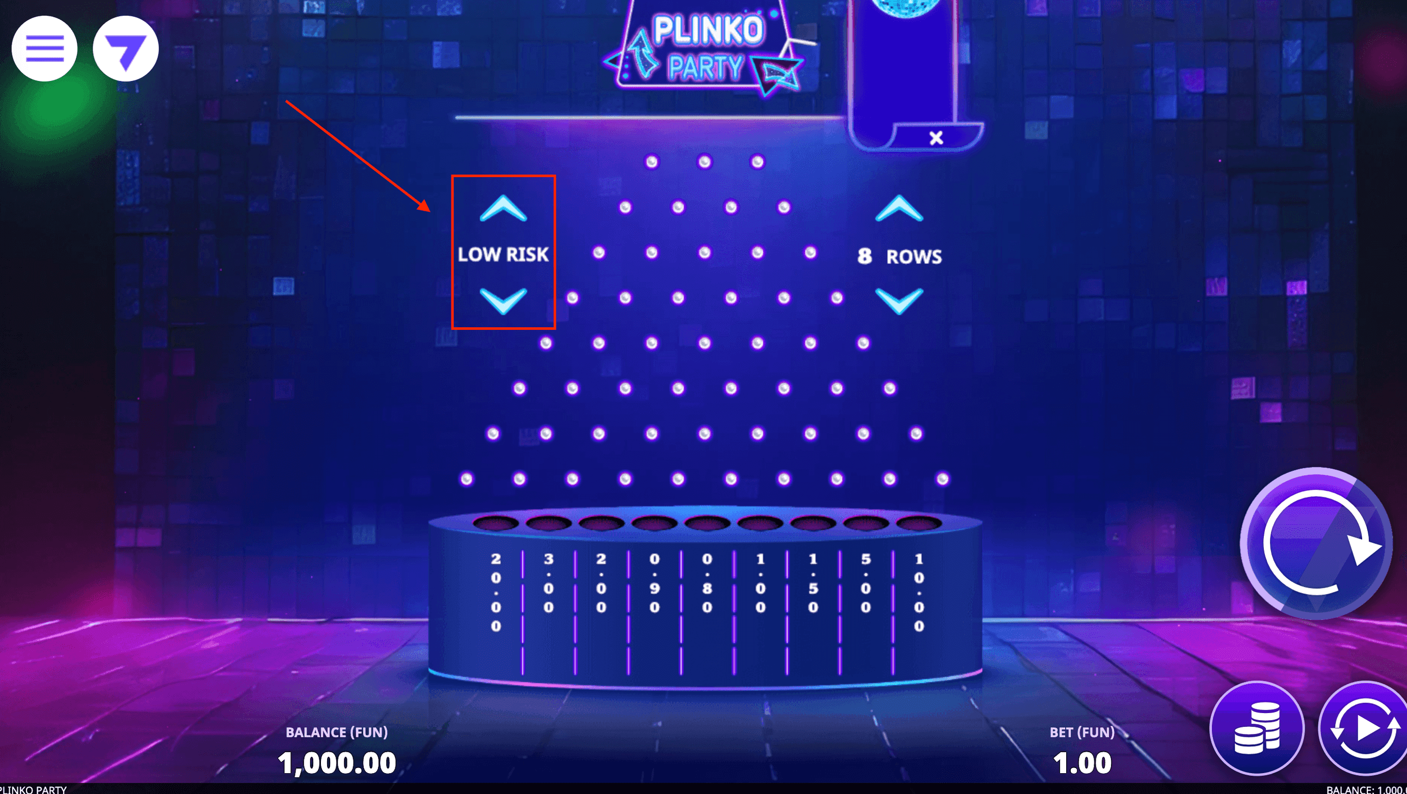 Step 1: Choose the Risk Level