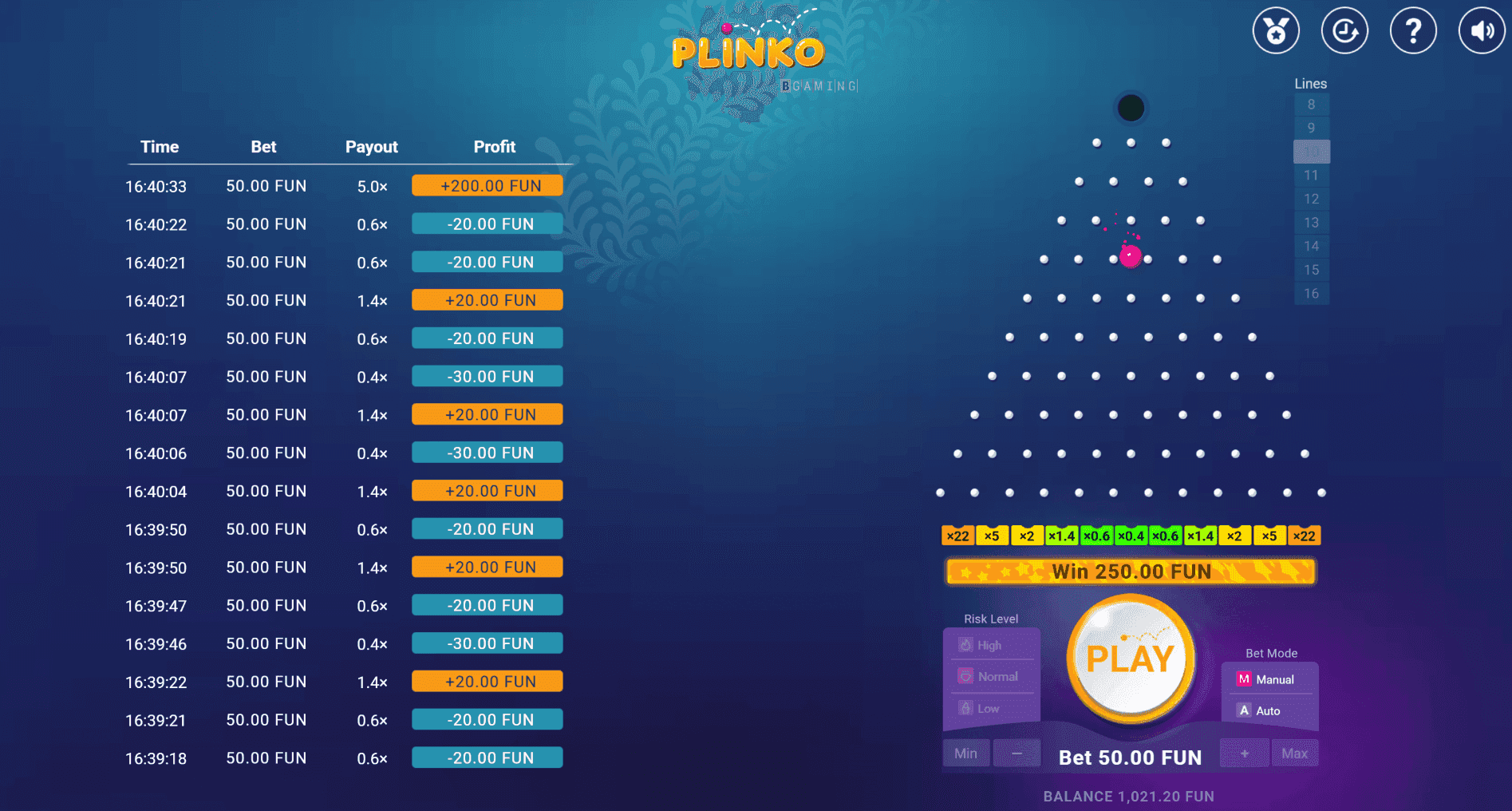 Plinko casino