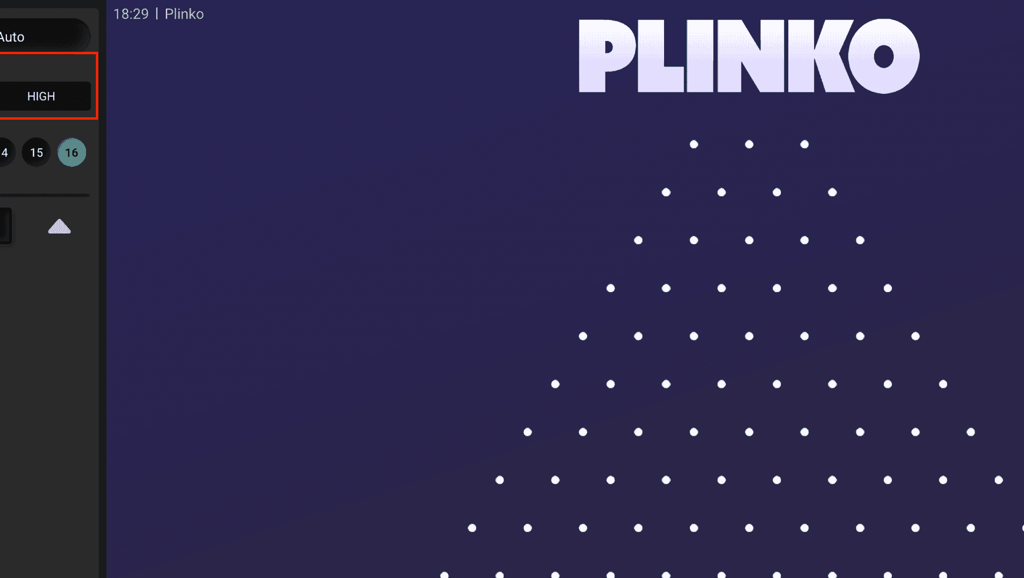 Step 2: Select Risk Level