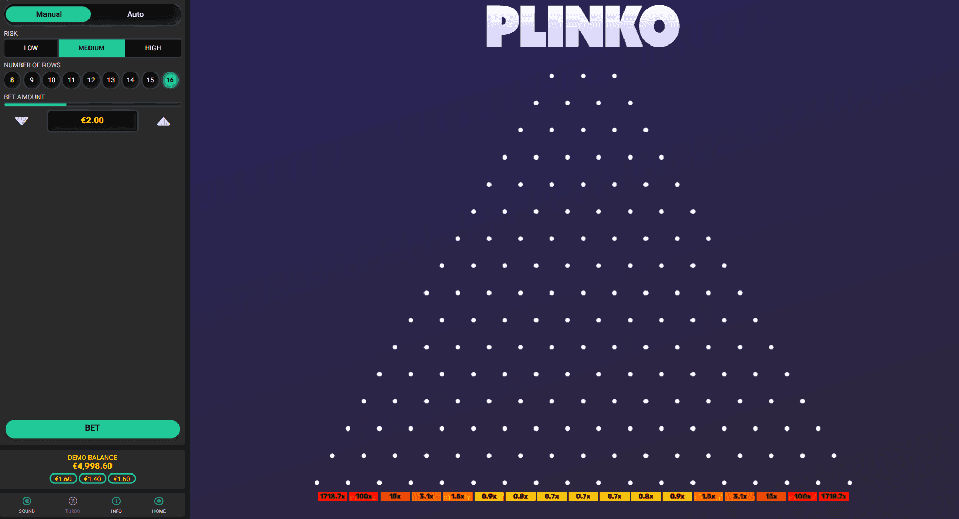 Hacksaw Gaming Plinko