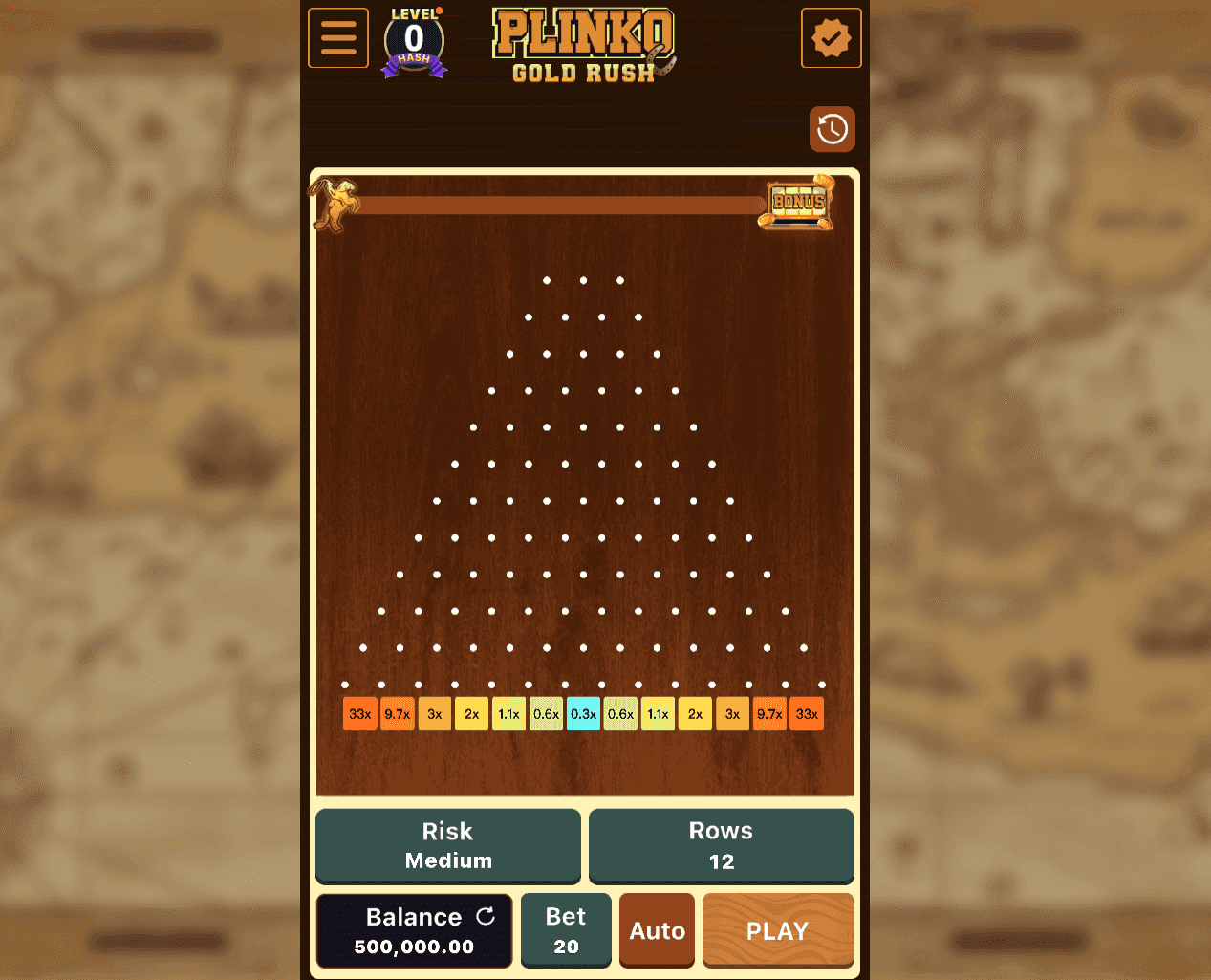 Plinko Gold Rush